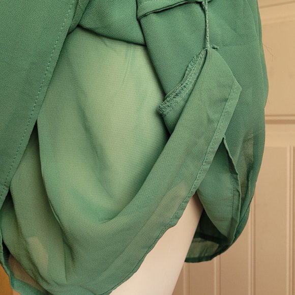 H&M Green Spring Dress Small - Picture 7 of 9